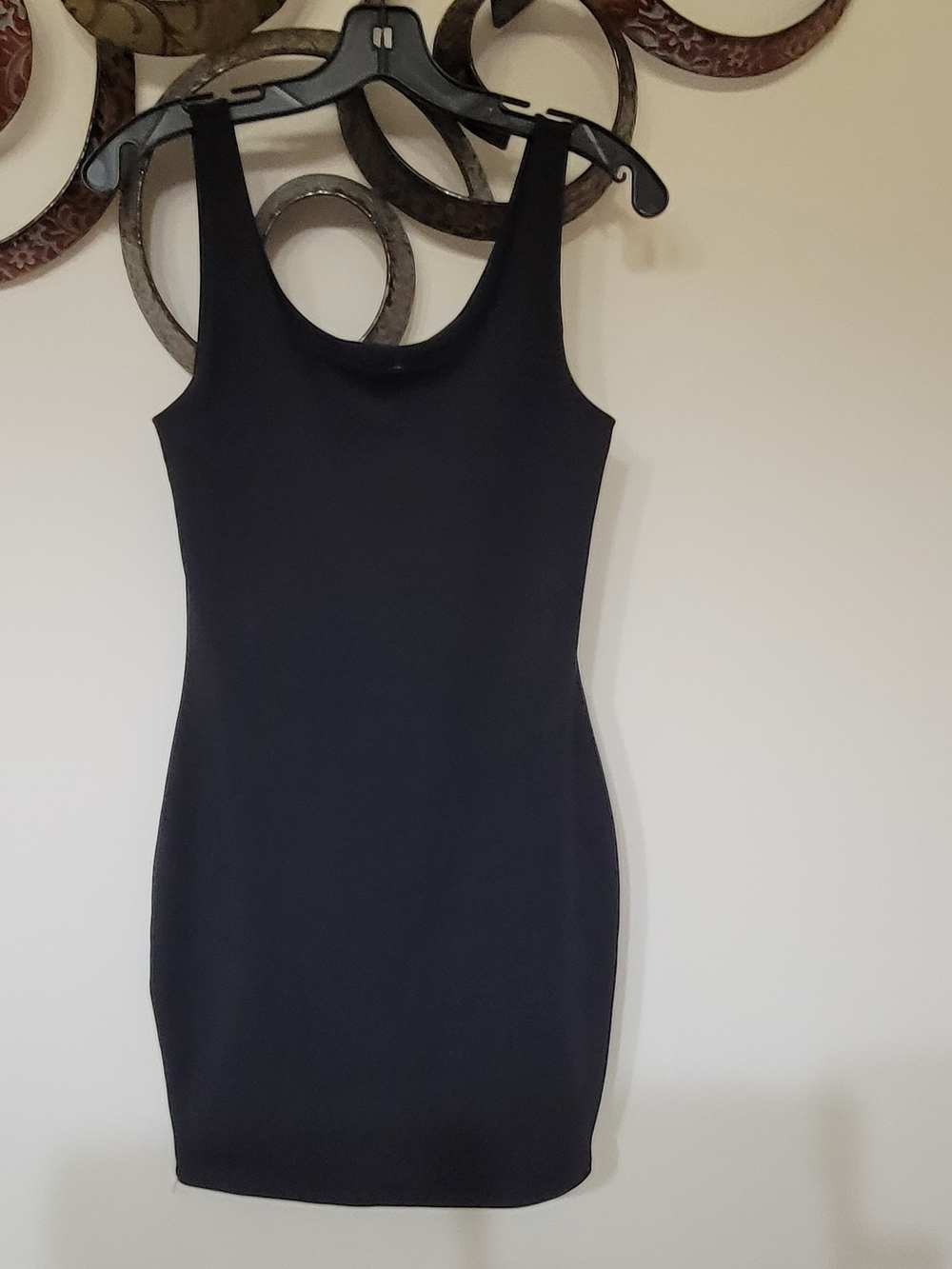 Express Black Scoop Neck Mini Dress